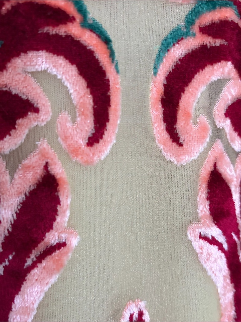 ETRO Damask Velvet Burnout Top - Picture 4 of 7